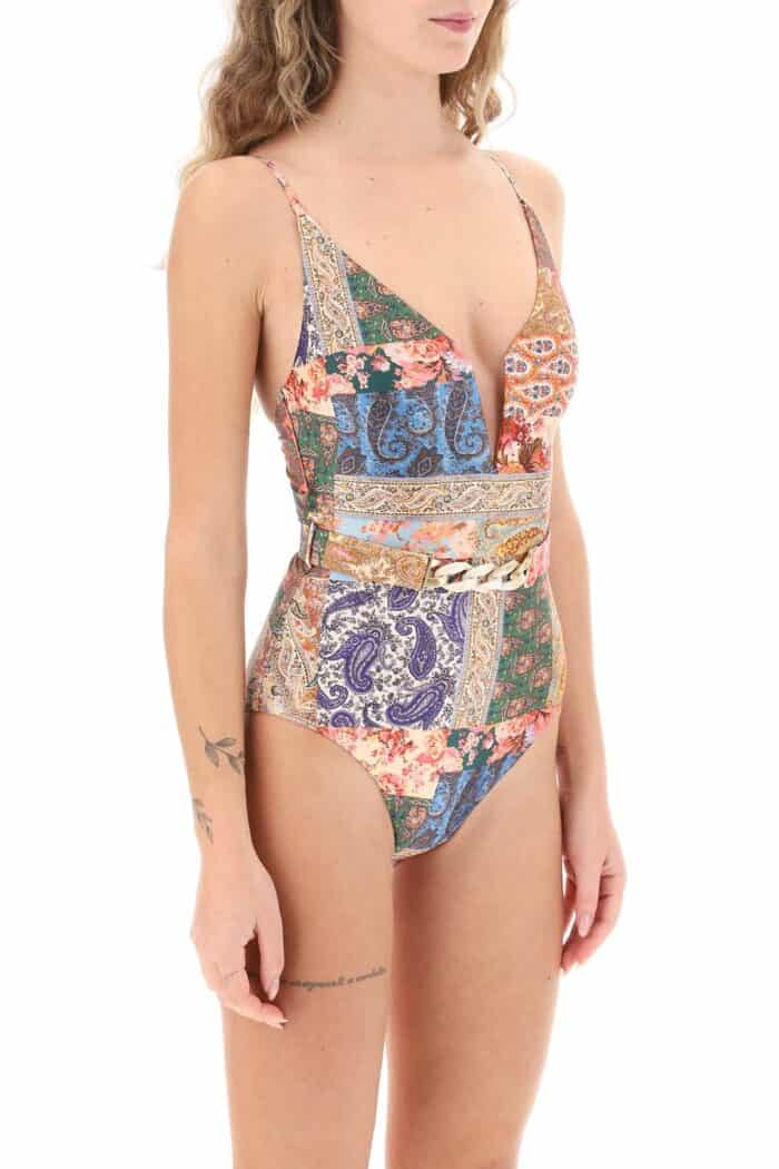 Zimmermann Devi Plunge One-piece Swimsuit