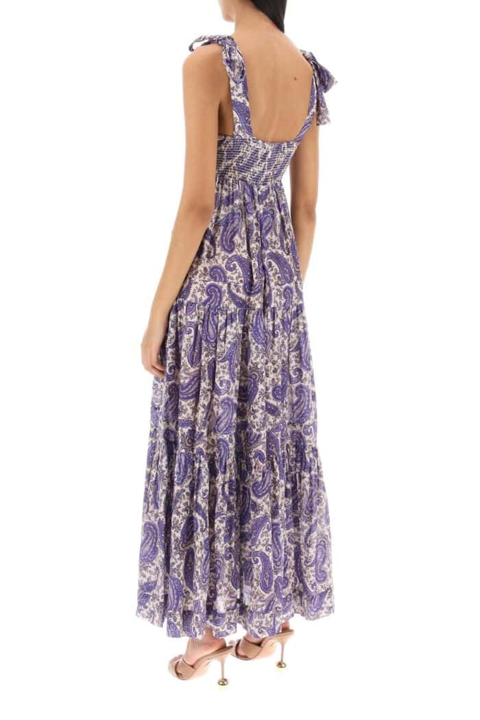 Zimmermann Devi Tie Floral Maxi Dress