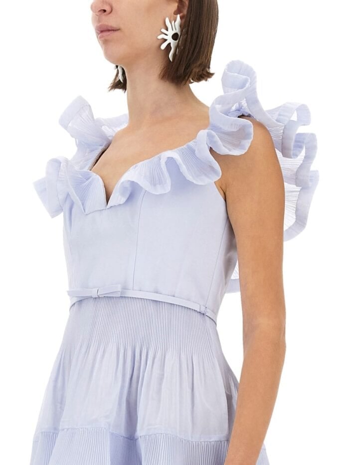 ZIMMERMANN DRESS WITH RUFFLES