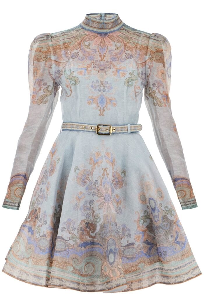 ZIMMERMANN Eden Mini Dress With Belt