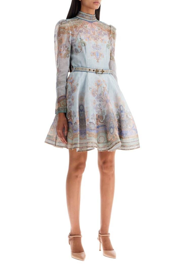 ZIMMERMANN Eden Mini Dress With Belt