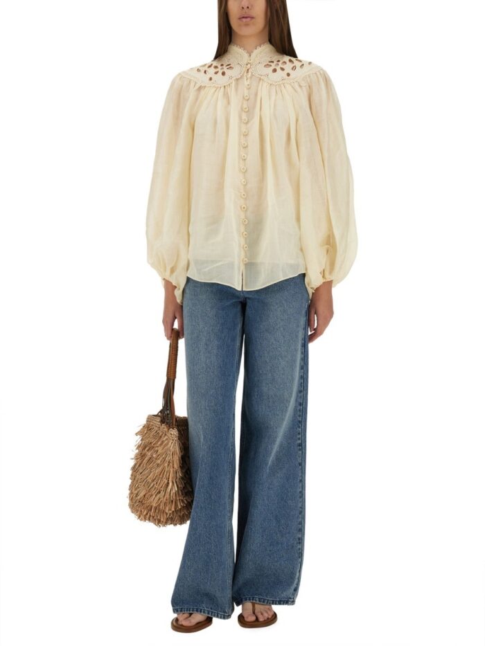 zimmermann embroidered blouse "coco" ZIMMERMANN EMBROIDERED BLOUSE "COCO"