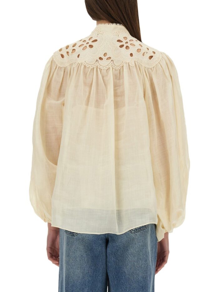 zimmermann embroidered blouse "coco" ZIMMERMANN EMBROIDERED BLOUSE "COCO"