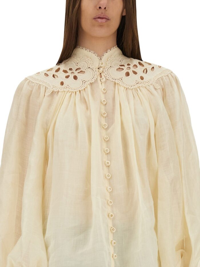 zimmermann embroidered blouse "coco" ZIMMERMANN EMBROIDERED BLOUSE "COCO"