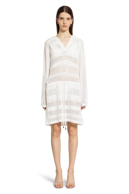 ZIMMERMANN Golden Hooded Mini Dress