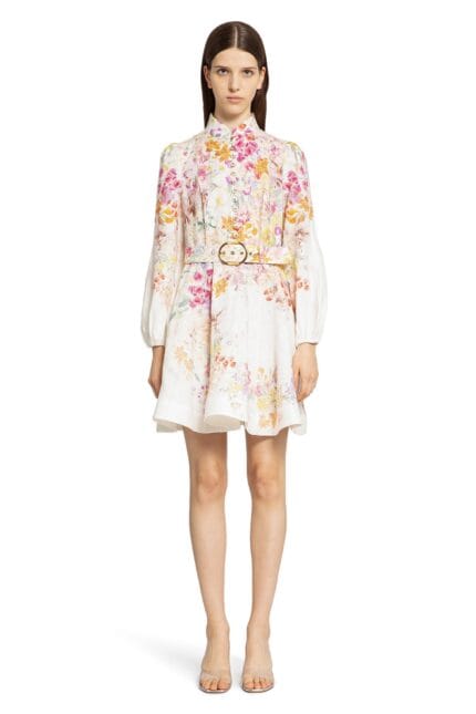 ZIMMERMANN Halliday Wrap Mini Dress