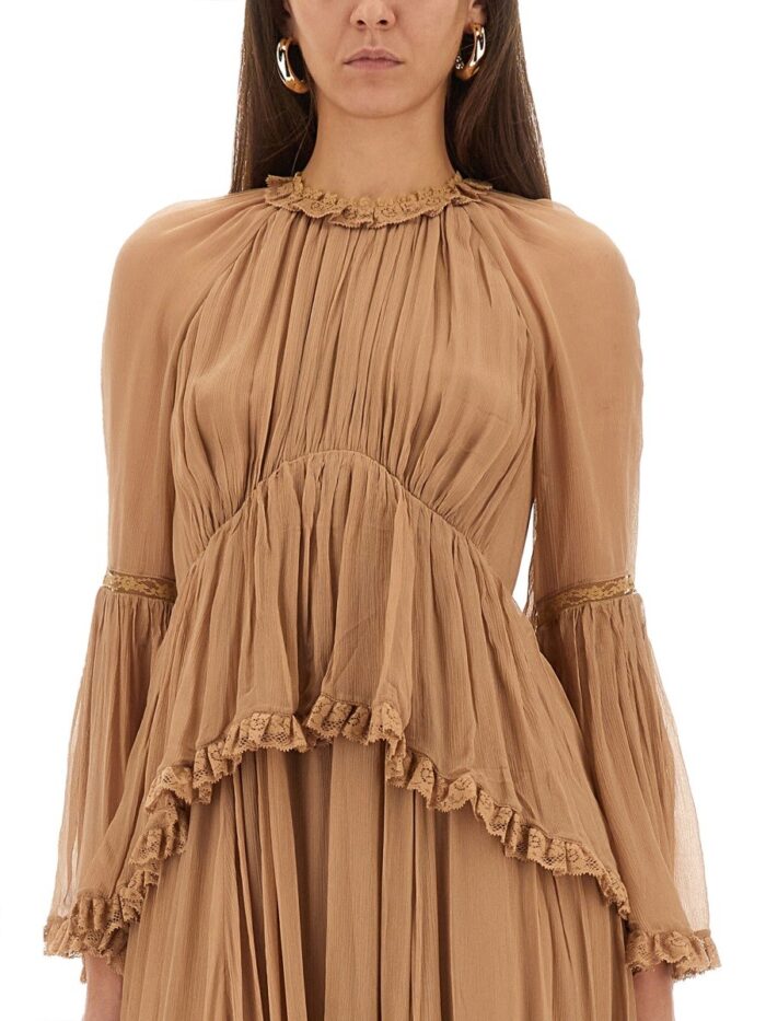 zimmermann "hypnotic peplum" ruffle dress ZIMMERMANN "HYPNOTIC PEPLUM" RUFFLE DRESS