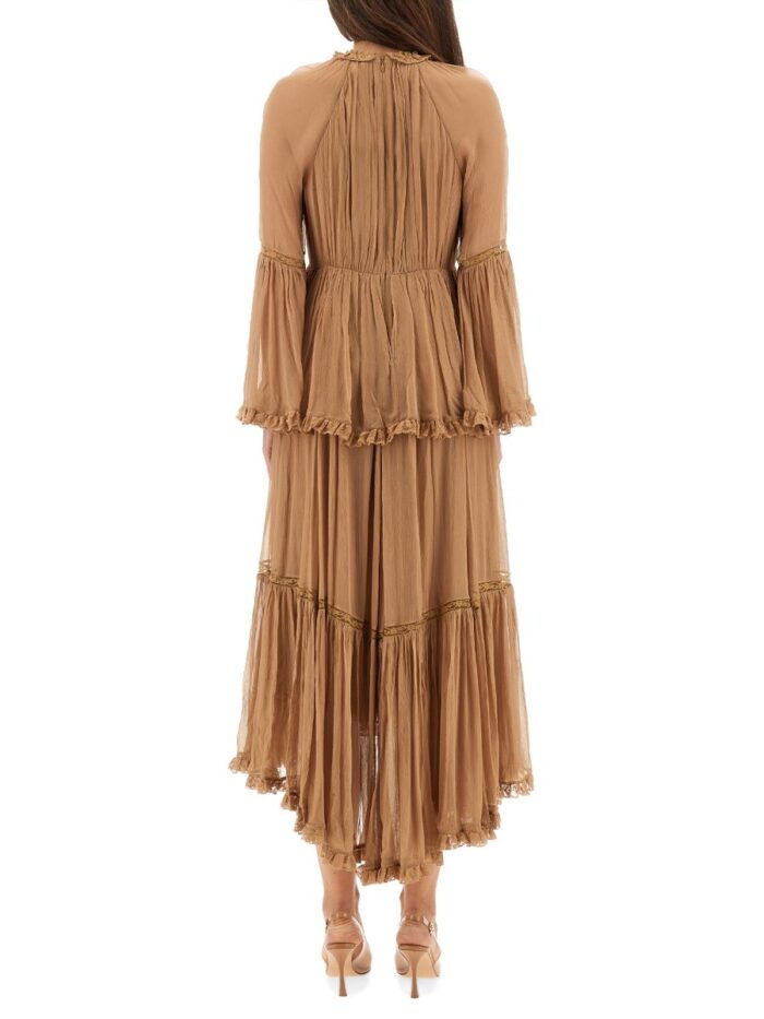 zimmermann "hypnotic peplum" ruffle dress ZIMMERMANN "HYPNOTIC PEPLUM" RUFFLE DRESS