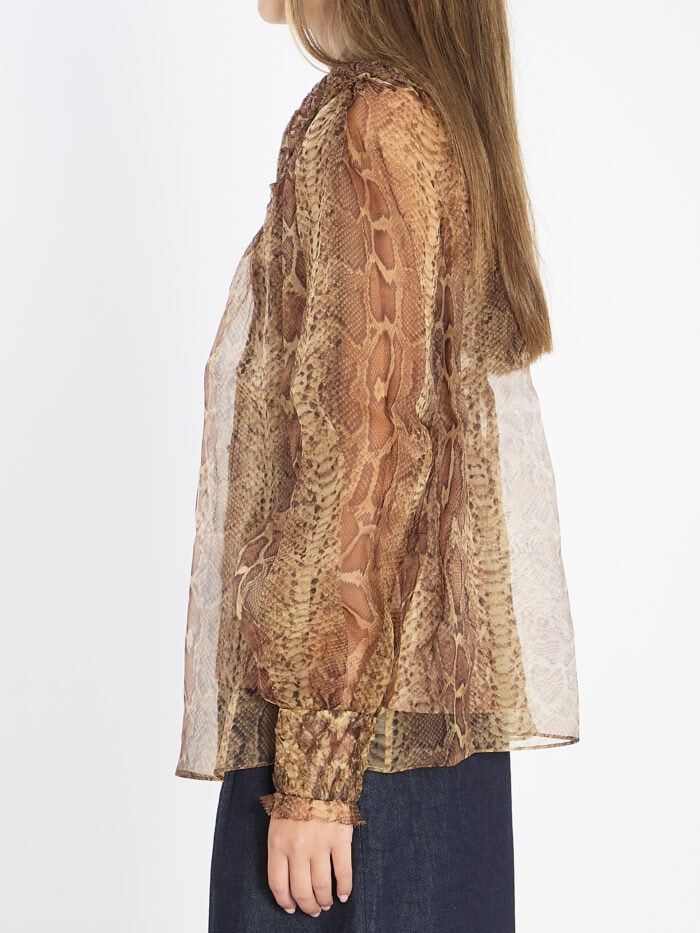 Zimmermann Hypnotic Smocked blouse