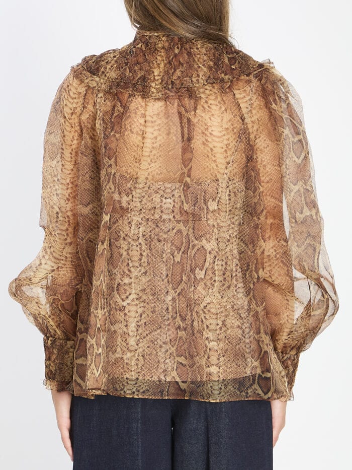 Zimmermann Hypnotic Smocked blouse