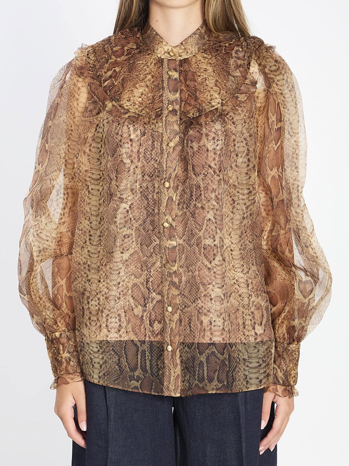 Zimmermann Hypnotic Smocked blouse