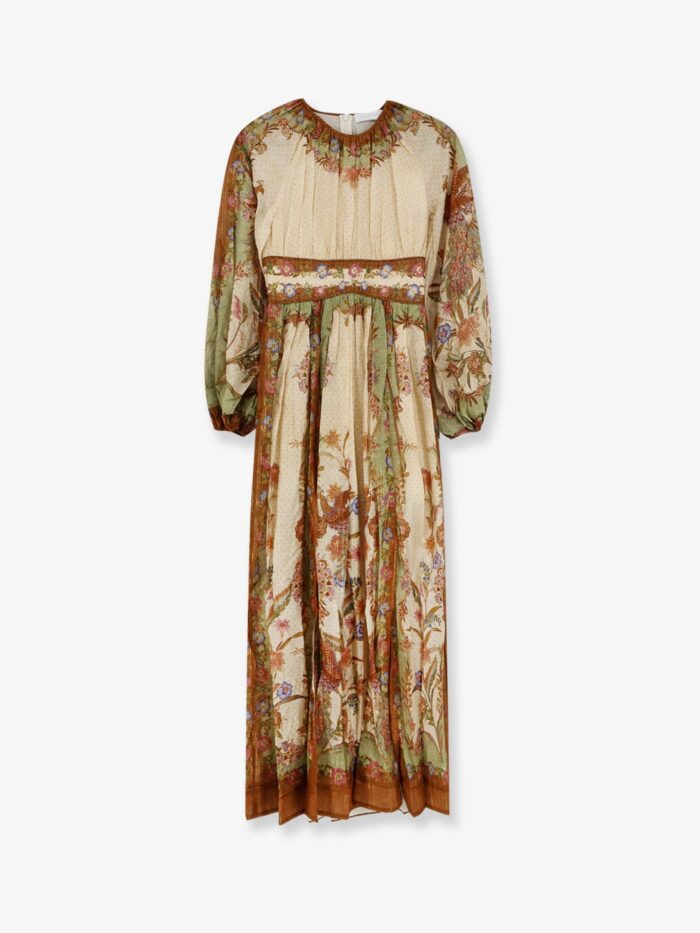 ZIMMERMANN Indra Cotton And Silk Dress