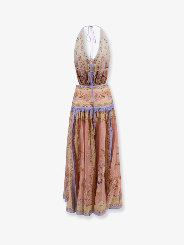 ZIMMERMANN Indra Cotton And Silk Long Dress