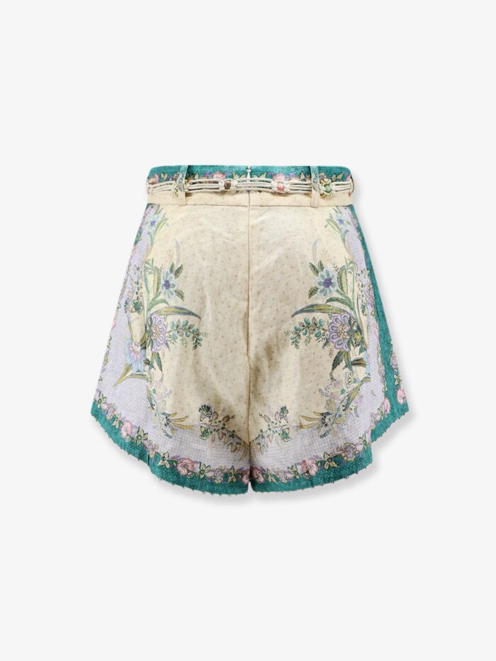 ZIMMERMANN Indra Cotton And Silk Shorts