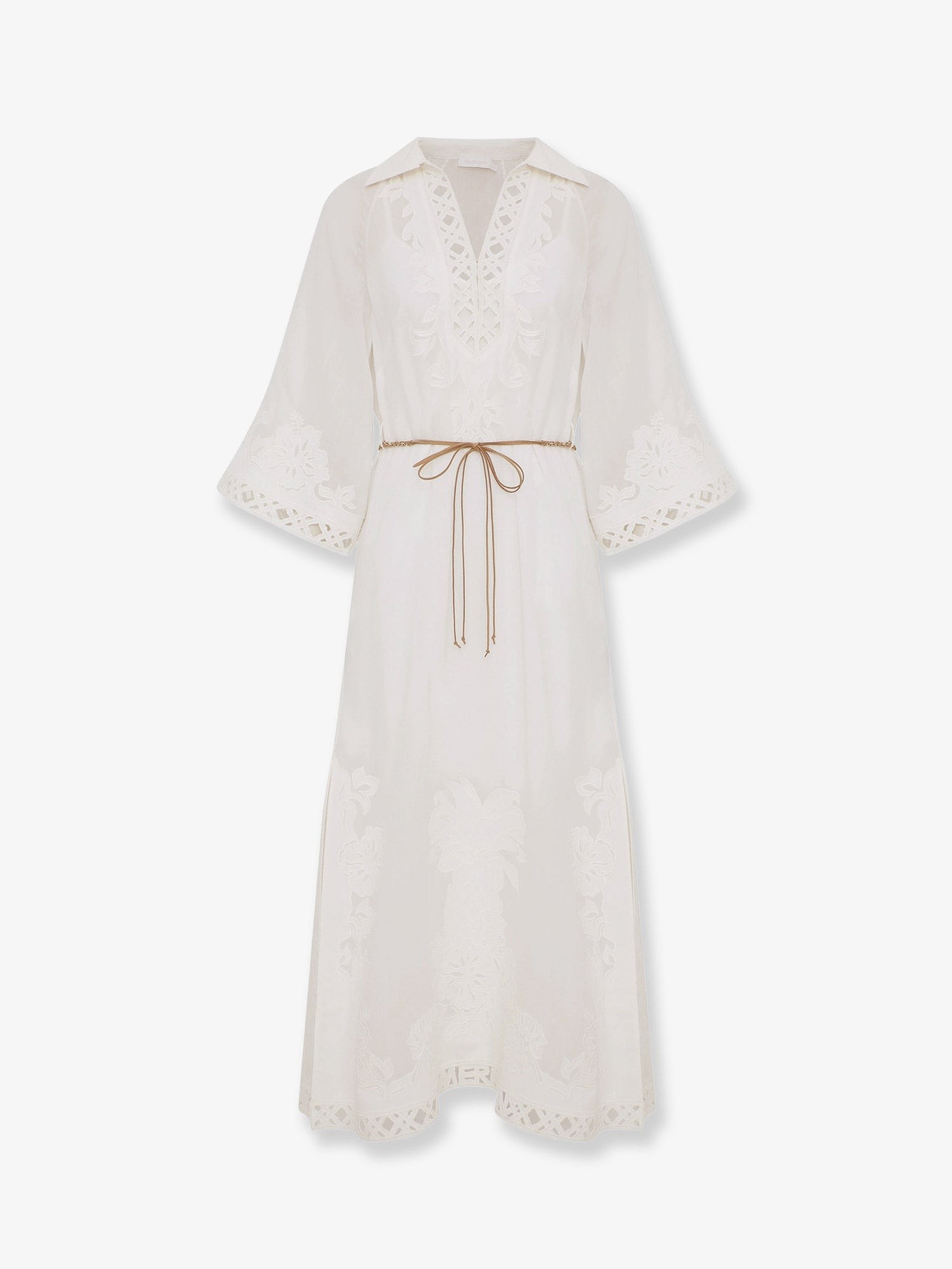 ZIMMERMANN Indra Long Ramie Dress