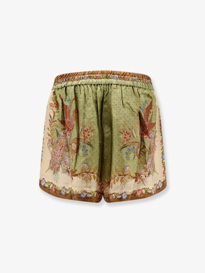 ZIMMERMANN Indra Silk Shorts