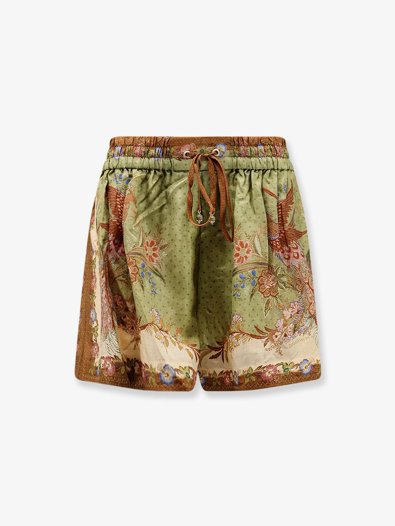 ZIMMERMANN Indra Silk Shorts