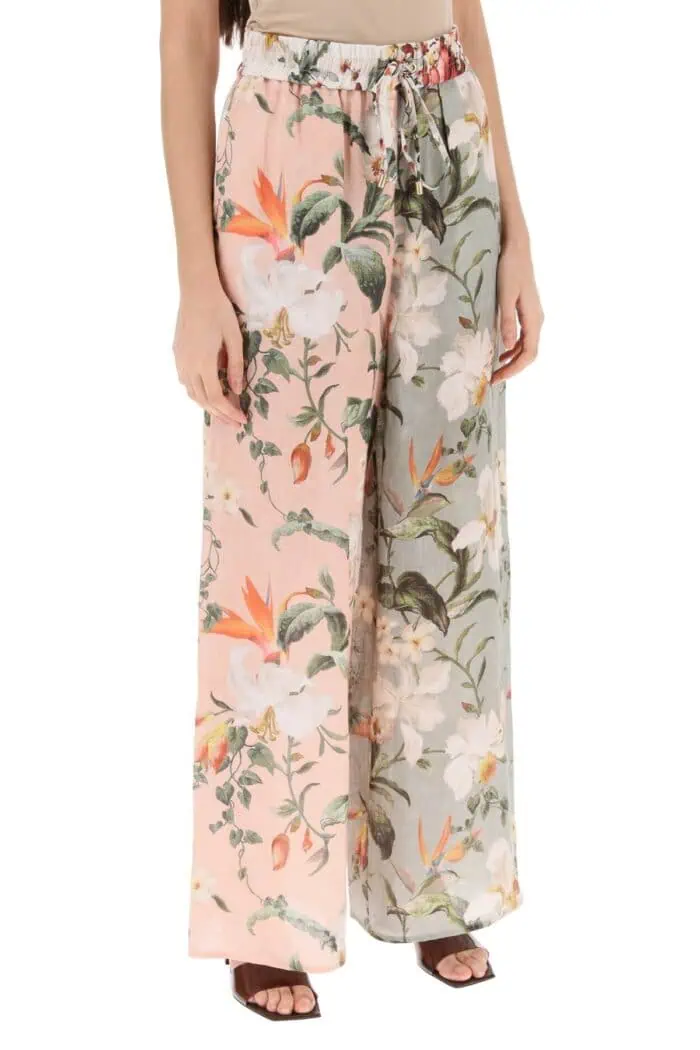 ZIMMERMANN Lexi Floral Palazzo Pants