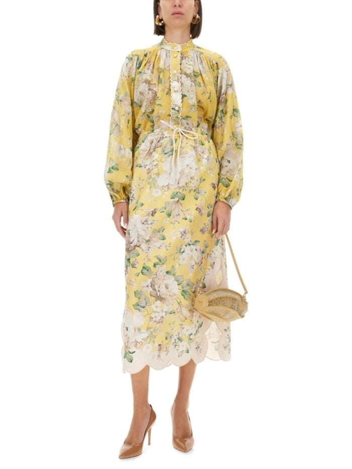 ZIMMERMANN LINEN SKIRT