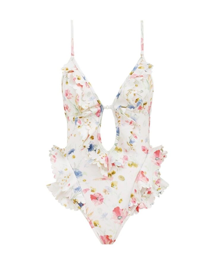 zimmermann "lucky" one piece swimsuit ZIMMERMANN "LUCKY" ONE PIECE SWIMSUIT