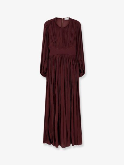 ZIMMERMANN Luna Billow Stretch Viscose Long Dress