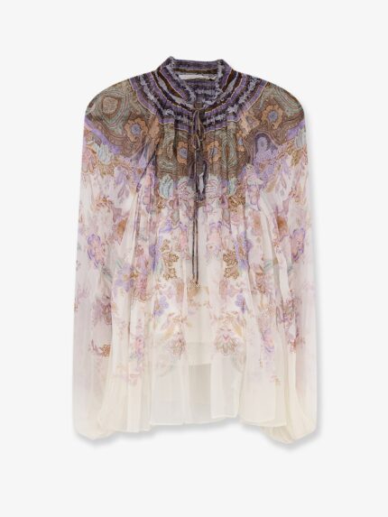 ZIMMERMANN Luna Billow Viscose Shirt