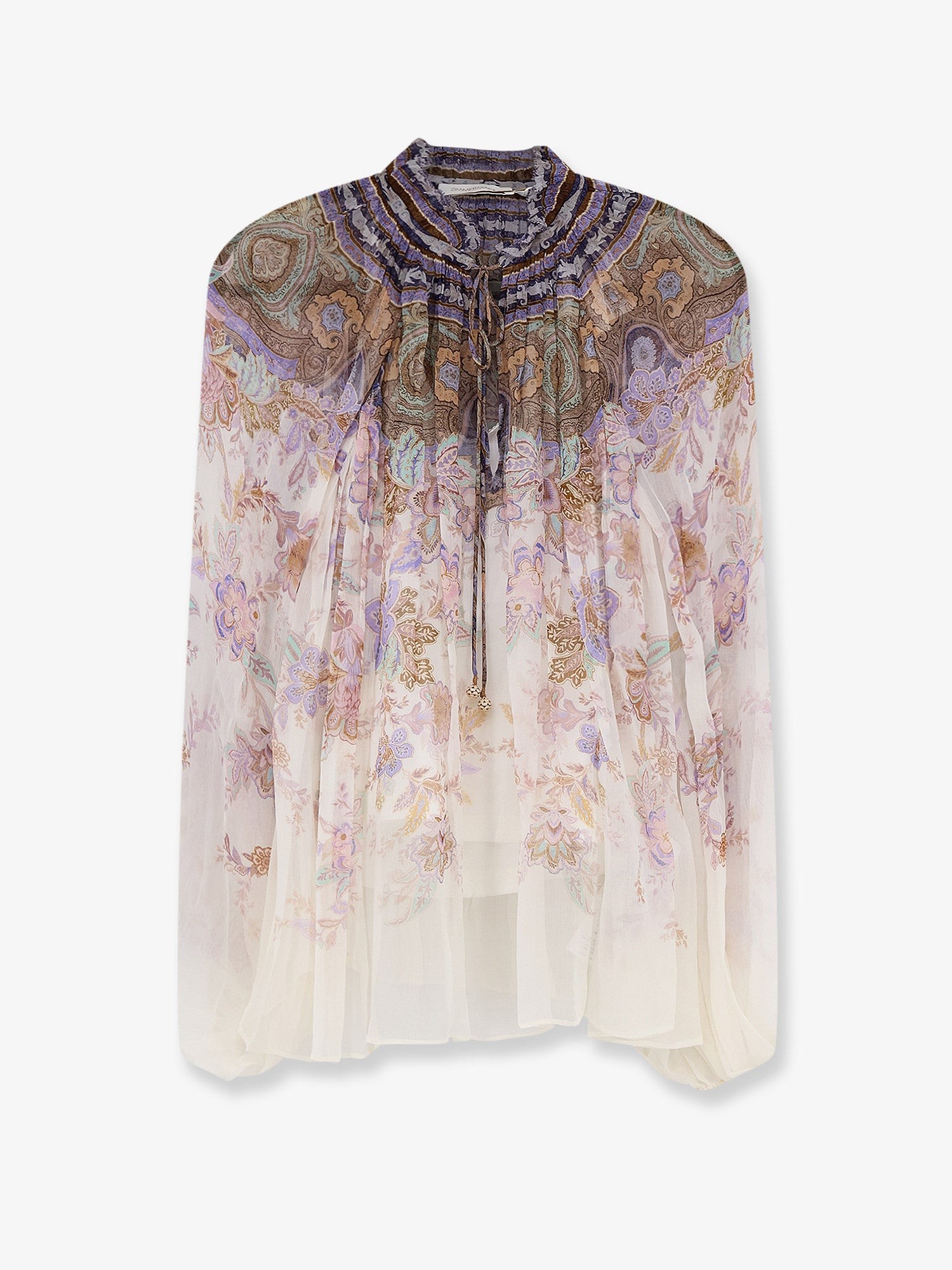 ZIMMERMANN Luna Billow Viscose Shirt