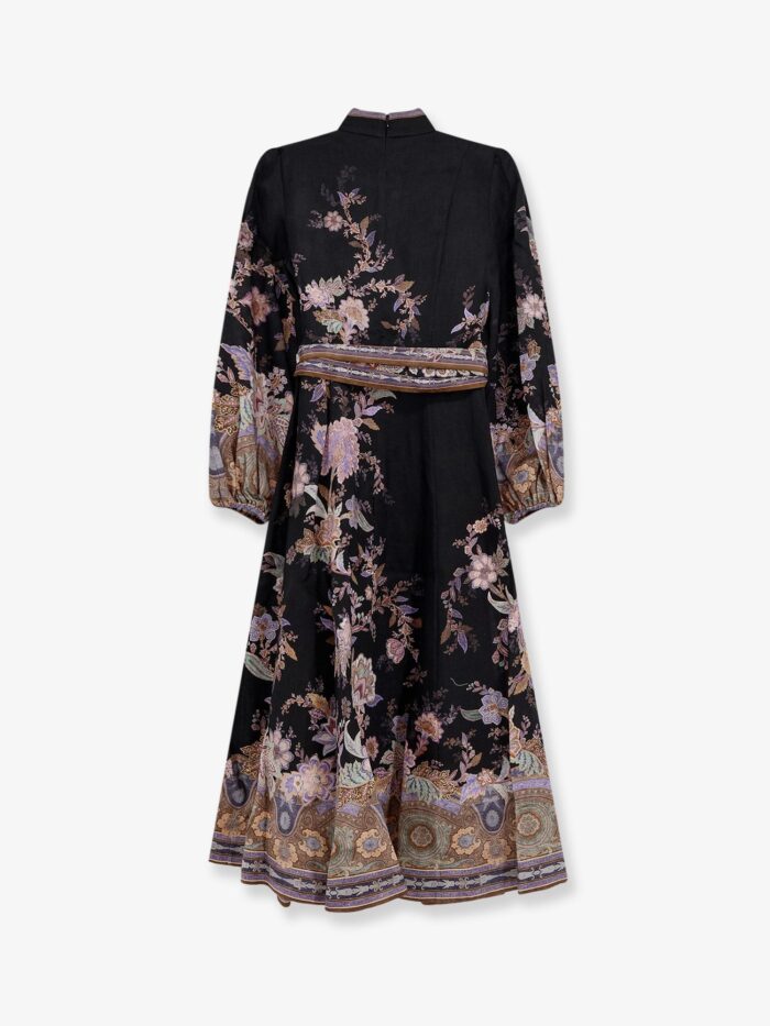 ZIMMERMANN Luna Button Linen Dress