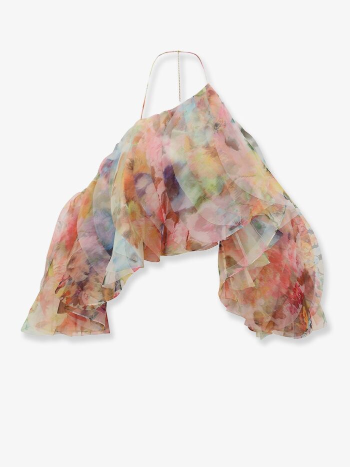 zimmermann luna fanned multicolor top ZIMMERMANN Luna Fanned Multicolor Top
