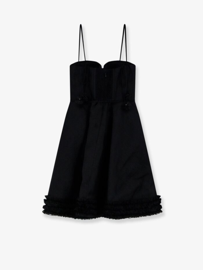 ZIMMERMANN Luna Linen And Silk Blend Mini Dress