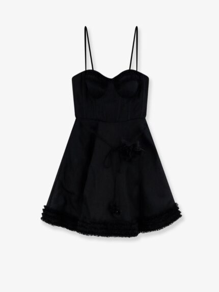 ZIMMERMANN Luna Linen And Silk Blend Mini Dress