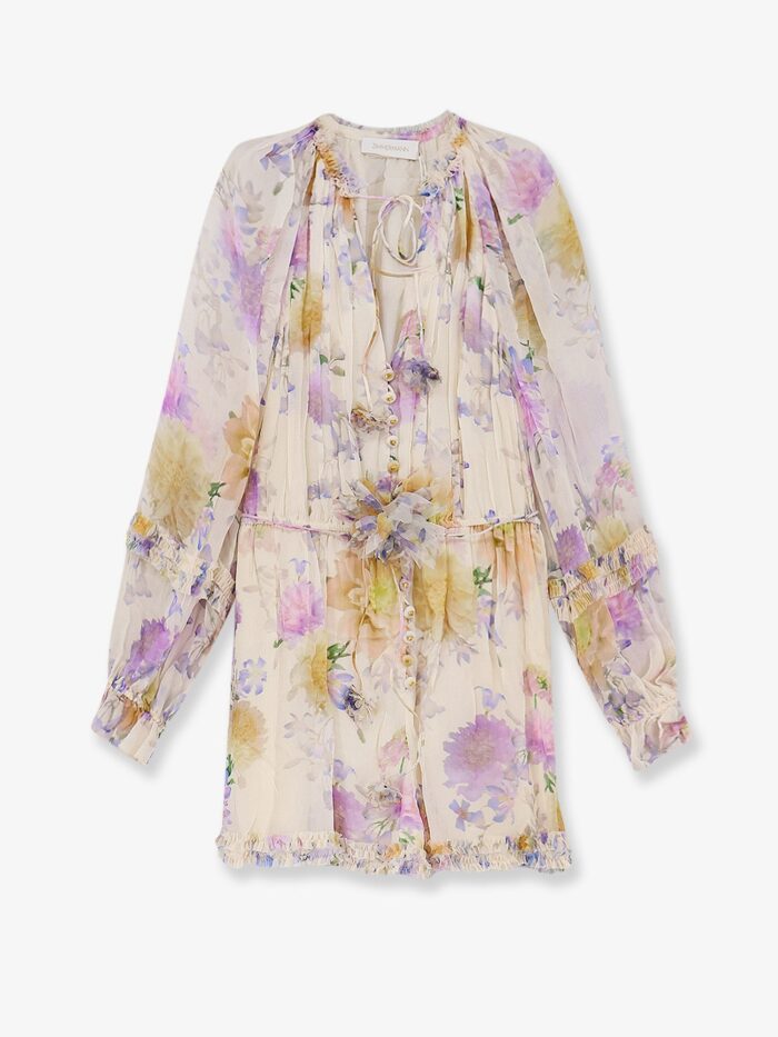 zimmermann luna multicolor viscose jumpsuit ZIMMERMANN Luna Multicolor Viscose Jumpsuit