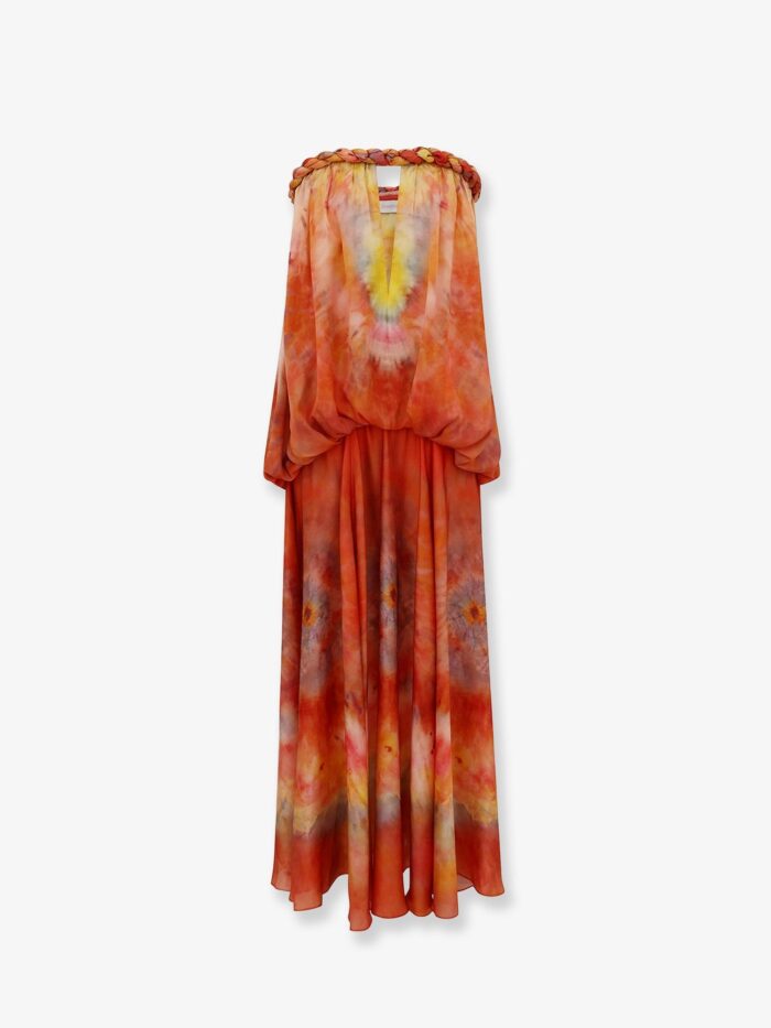 zimmermann luna twist bandeau gown silk dress ZIMMERMANN Luna Twist Bandeau Gown Silk Dress