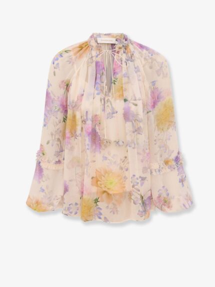 ZIMMERMANN Luna Viscose Shirt With Floral Print
