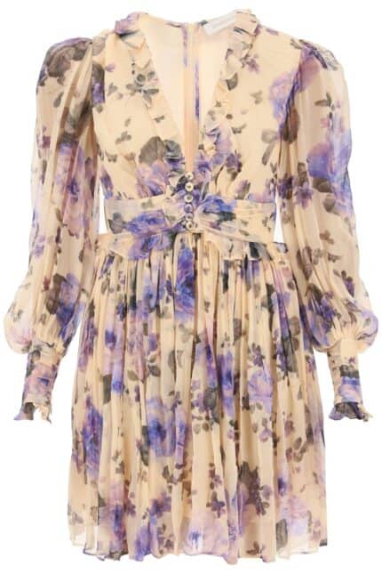 Zimmermann Lyrical Chiffon Mini Dress