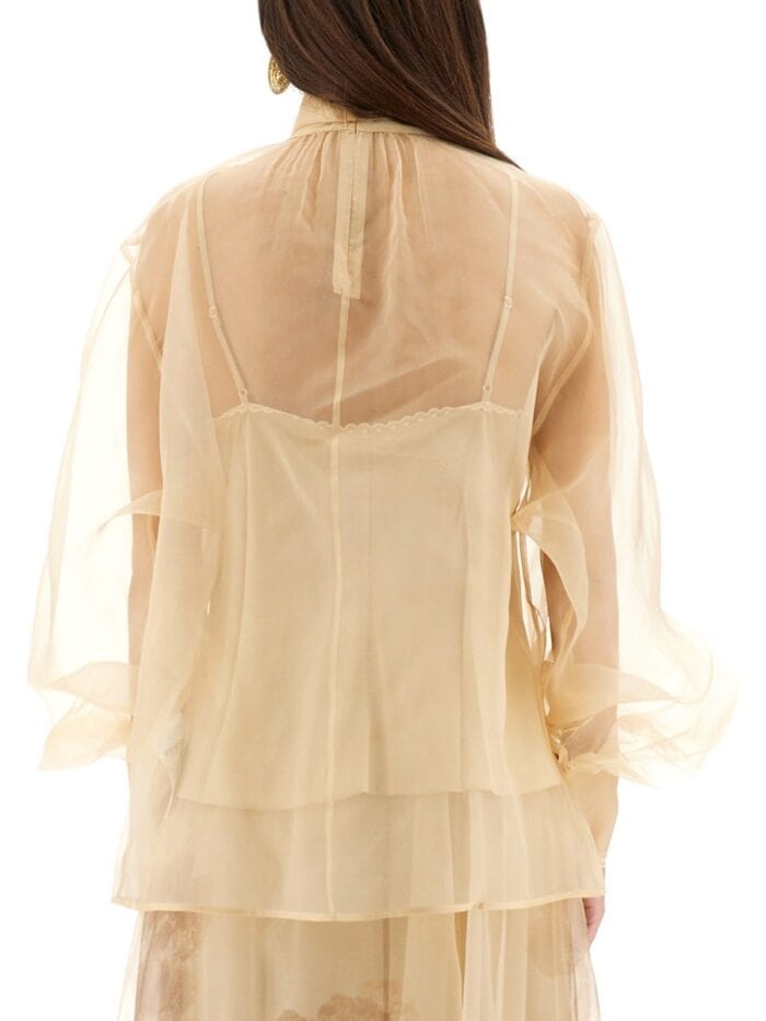 zimmermann "memento" organza blouse ZIMMERMANN "MEMENTO" ORGANZA BLOUSE