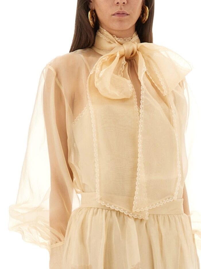 zimmermann "memento" organza blouse ZIMMERMANN "MEMENTO" ORGANZA BLOUSE