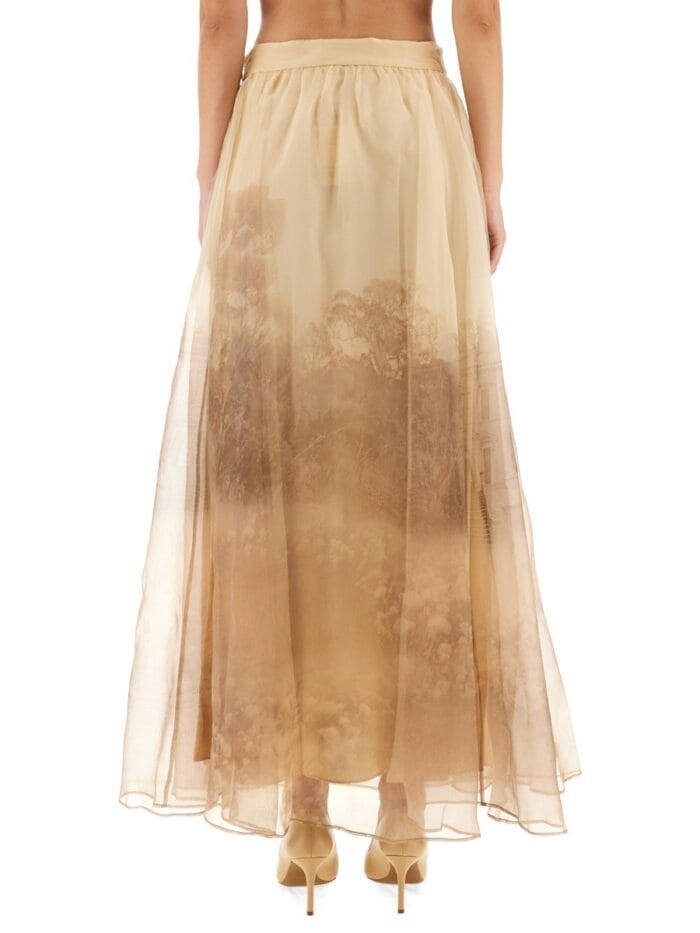 zimmermann "memento" organza maxi skirt ZIMMERMANN "MEMENTO" ORGANZA MAXI SKIRT