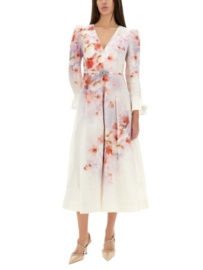 ZIMMERMANN MIDI DRESS "CRUSH"