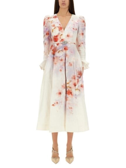 ZIMMERMANN MIDI DRESS "CRUSH"