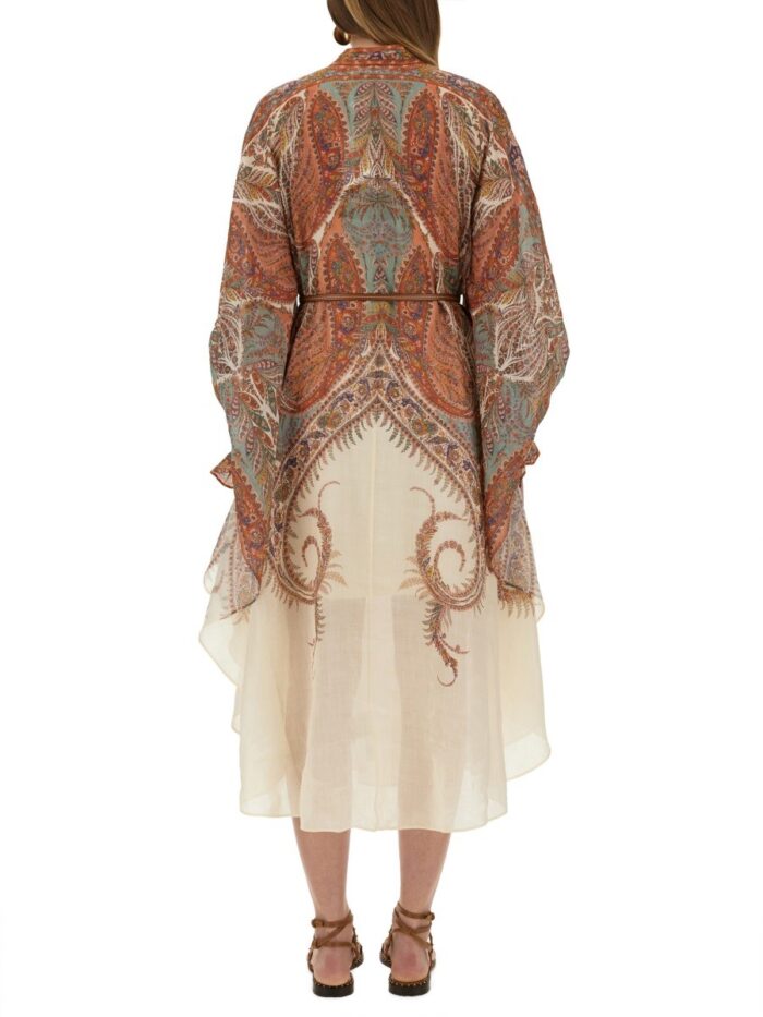 zimmermann midi dress "rhiannon" ZIMMERMANN MIDI DRESS "RHIANNON"