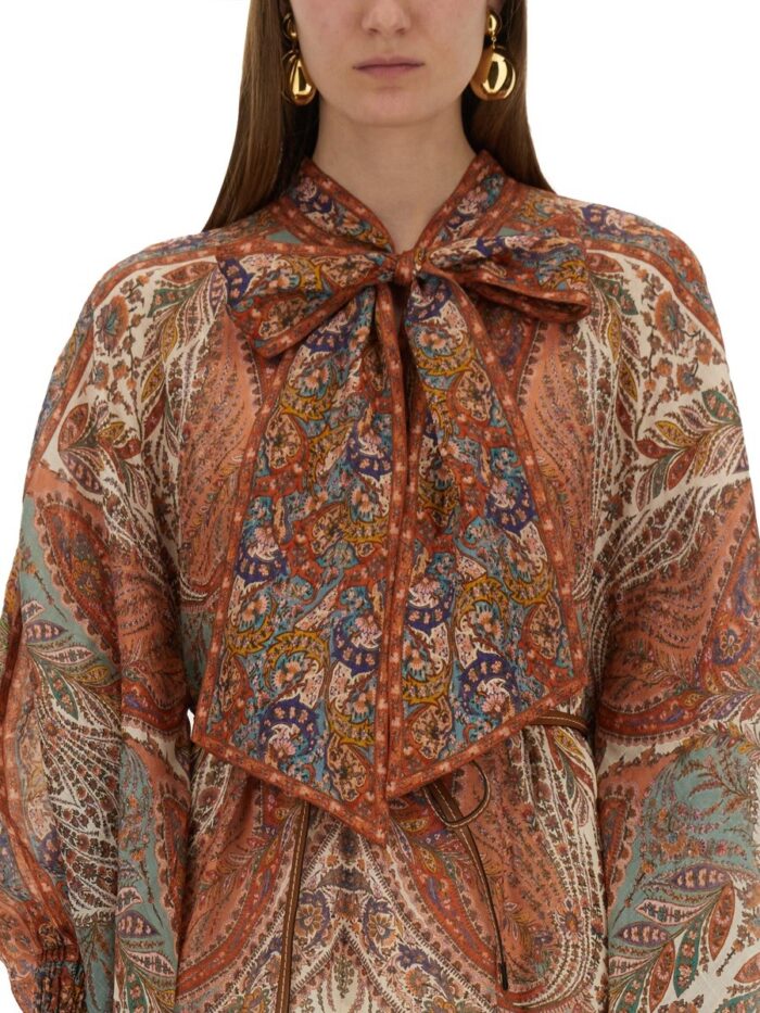 zimmermann midi dress "rhiannon" ZIMMERMANN MIDI DRESS "RHIANNON"