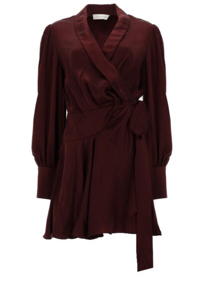 ZIMMERMANN MINI ABITO A PORTAFOGLIO