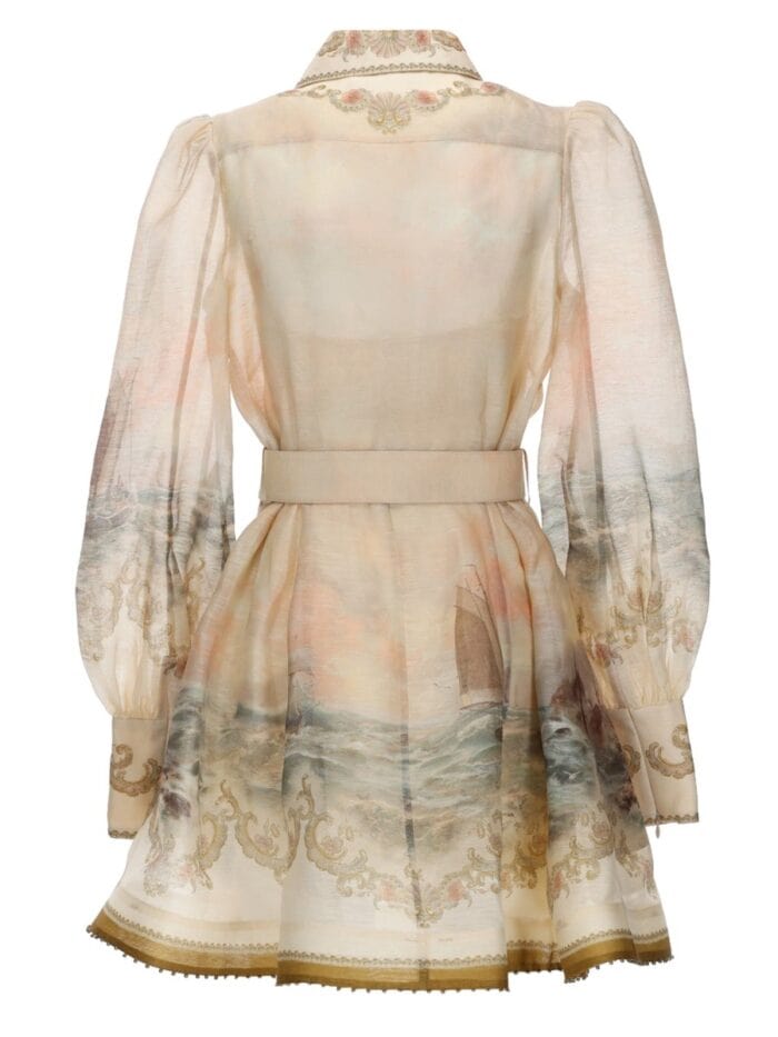 ZIMMERMANN MINI DRESS "REBELLION MARINE"