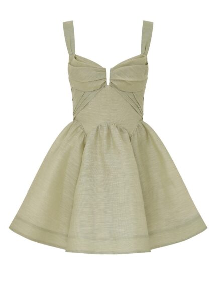ZIMMERMANN MINI "REBELLION DRAPE" DRESS