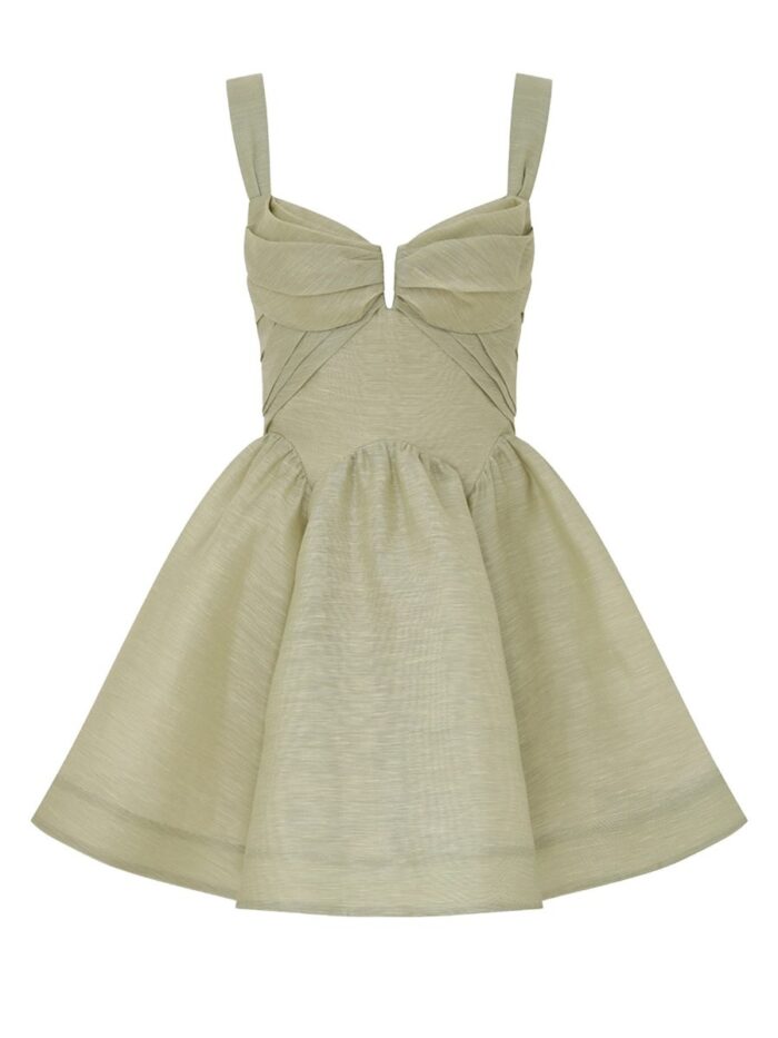 zimmermann mini "rebellion drape" dress ZIMMERMANN MINI "REBELLION DRAPE" DRESS