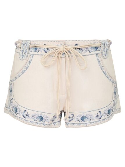 ZIMMERMANN MINI SHORTS "WANDERLUST"