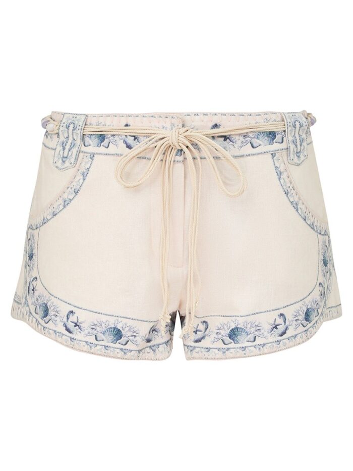 ZIMMERMANN MINI SHORTS "WANDERLUST"