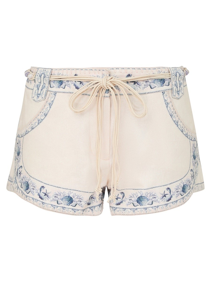 ZIMMERMANN MINI SHORTS "WANDERLUST"