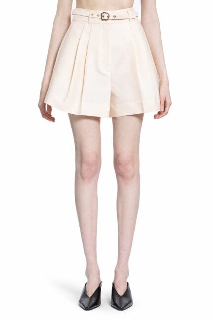 ZIMMERMANN Natural Pleat Shorts